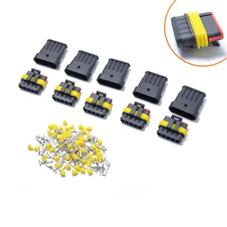10 sets-five-hole 1.5 vehicle waterproof male-proof public mother plug-in terminal connector car connecting machine connecting plug-in 10 sets-five-hole 1.5 vehicle waterproof male-proof public mother plug-in terminal connector car connecting machine connecting plug-in