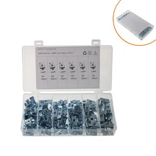150 only blue -white zinc U -shaped clamping snail elevator slider fixed nuts card -type chip snail M4M5M6 150 only blue -white zinc U -shaped clamping snail elevator slider fixed nuts card -type chip snail M4M5M6