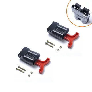 50A battery black forklift bipolar plug for Anderson charging plug with pull hand/dust plug 50A battery black forklift bipolar plug for Anderson charging plug with pull hand/dust plug