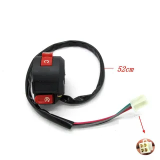 Beach car accessories startflameout 2 function switch 4 -hole 4 wires and left switch onleft switch toboot switch