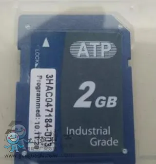 for ABB robotic accessory ATP original SD card 2G capacity 3HAC047184-003 for ABB robotic accessory ATP original SD card 2G capacity 3HAC047184-003
