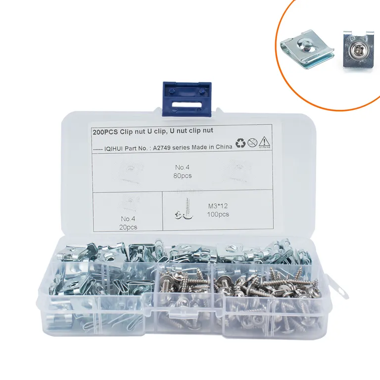 200 pack-white U-shaped scabies NO.4 manganese steel nut M3*12 stainless steel self-attack screw online 200 pack-white U-shaped scabies NO.4 manganese steel nut M3*12 stainless steel self-attack screw online