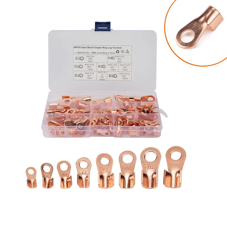 90 boxes of foreign trade-Copper Cold Voltage terminal opening Copper Nose Copper Line Ear Ear online 90 boxes of foreign trade-Copper Cold Voltage terminal opening Copper Nose Copper Line Ear Ear online