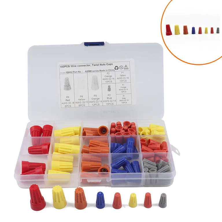 border e-commerce 102PCS-Spiral Pressing Pressing Hat/Quick Wiring terminal/Spiral Pressing Hat Manufacturer online border e-commerce 102PCS-Spiral Pressing Pressing Hat/Quick Wiring terminal/Spiral Pressing Hat Manufacturer online