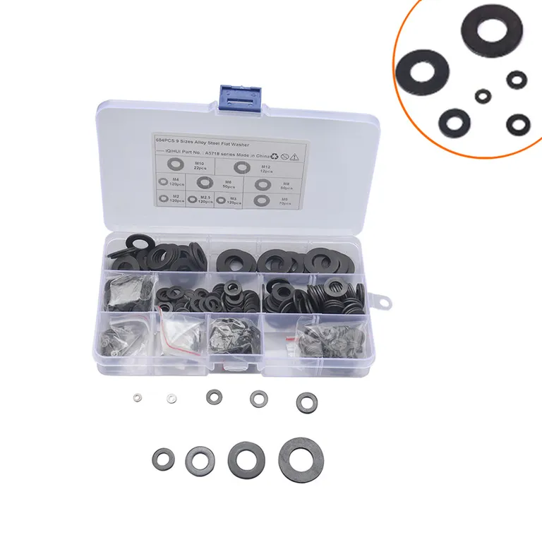 border hot -selling 684 boxes 9 specifications 8.8 level 8.8 high -strength hair black pad carbon steel flat pads online border hot -selling 684 boxes 9 specifications 8.8 level 8.8 high -strength hair black pad carbon steel flat pads online