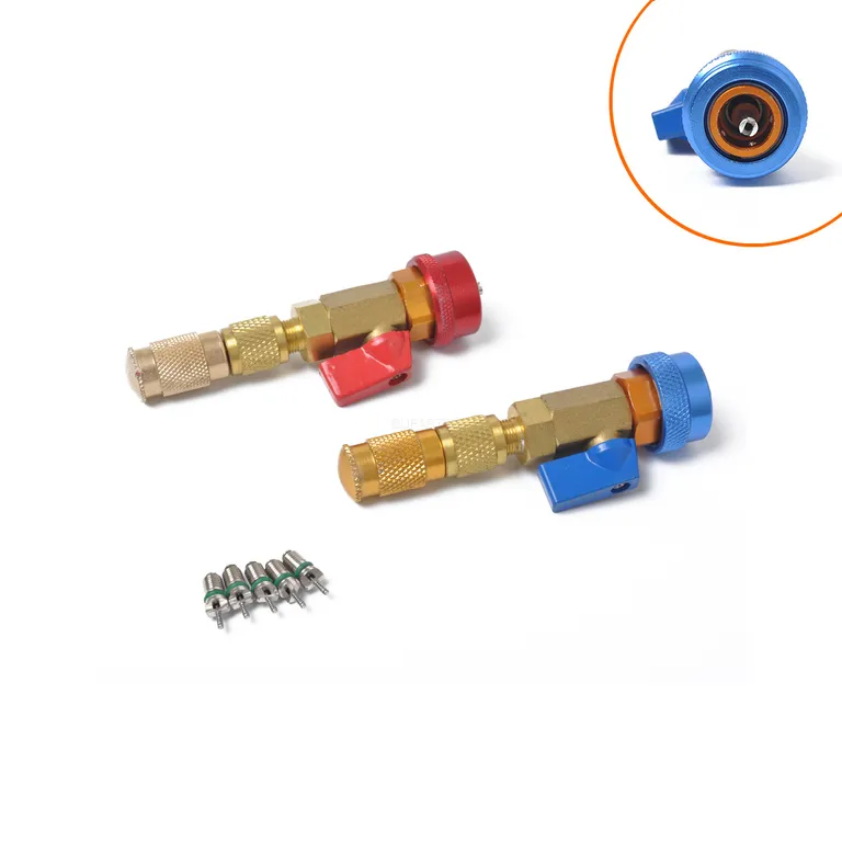 car air conditioner R134A valve core quickly disassemblesinstallation of high and low pressure tools+R134 valve core online car air conditioner R134A valve core quickly disassemblesinstallation of high and low pressure tools+R134 valve core online