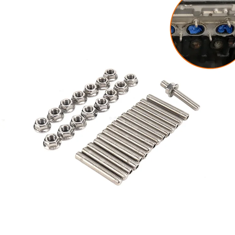 [Combination] Stainless steel exhaust manifolds bolt kit for : Ford 4.6 5.4 liter V8 engine online