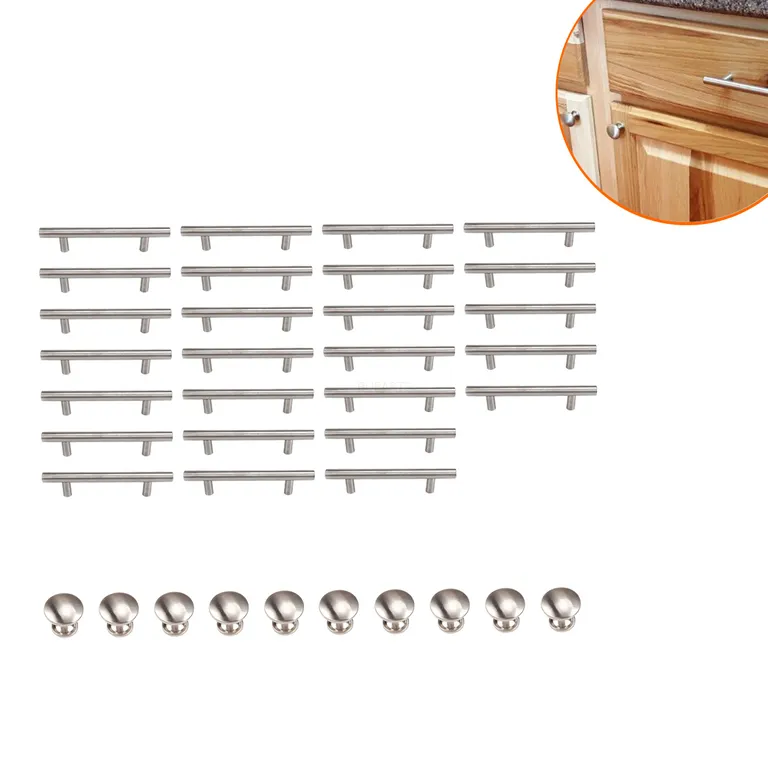 European -style stainless steel cabinet pull hand C -shaped cabinet T -type pull -handed RV drawer handle online European -style stainless steel cabinet pull hand C -shaped cabinet T -type pull -handed RV drawer handle online