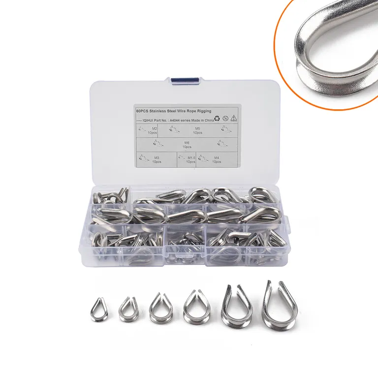 Foreign trade 60 boxes-M1.5-M6 stainless steel 304 steel wire rope sleess/chicken heart ring/triangular ring online Foreign trade 60 boxes-M1.5-M6 stainless steel 304 steel wire rope sleess/chicken heart ring/triangular ring online