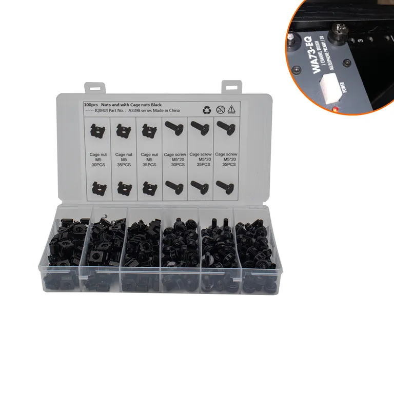 Foreign trade M5 screw camera cabinet card -type nut cabinet three -combined screw black cage -type nut online Foreign trade M5 screw camera cabinet card -type nut cabinet three -combined screw black cage -type nut online
