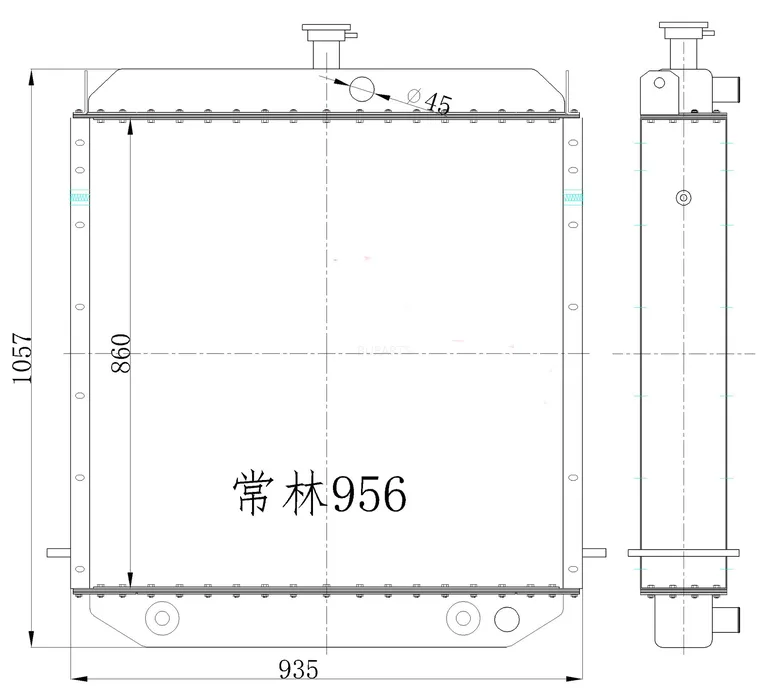 selling Changlin loading machine water tank radiator 30E 30L 936 956 Quality quality and low online selling Changlin loading machine water tank radiator 30E 30L 936 956 Quality quality and low online